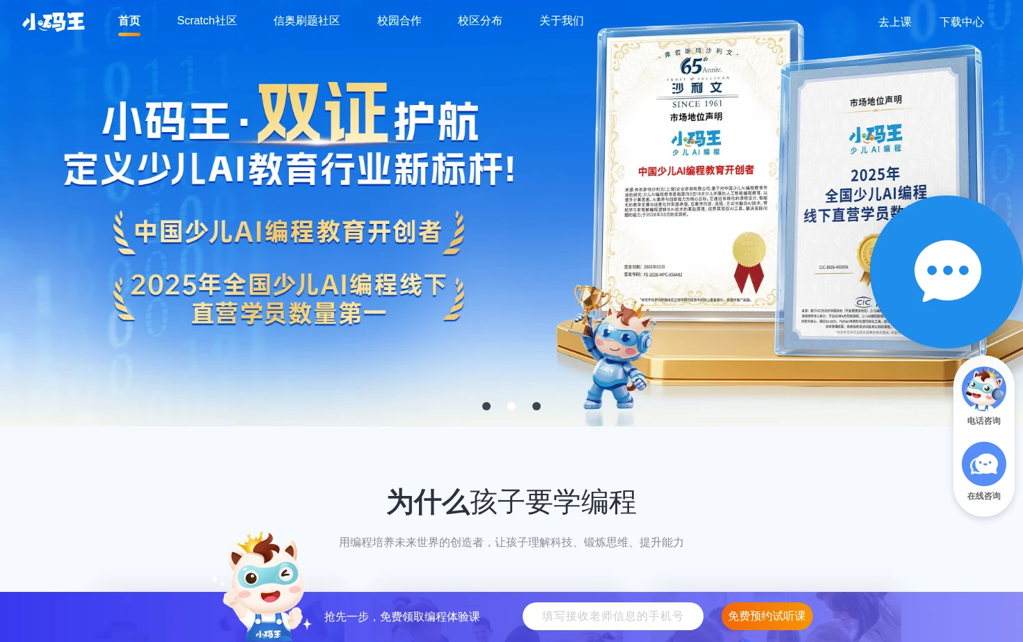 小码王 页面快照